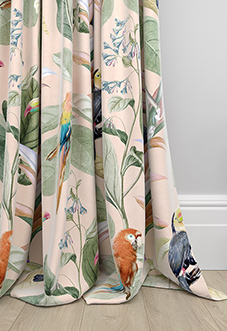 Parrot, Peach Ice - Made to Measure Curtain